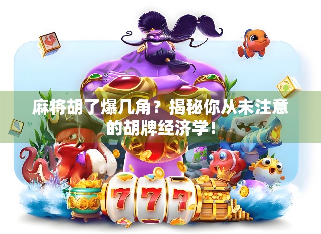 麻将胡了爆几角？揭秘你从未注意的胡牌经济学！