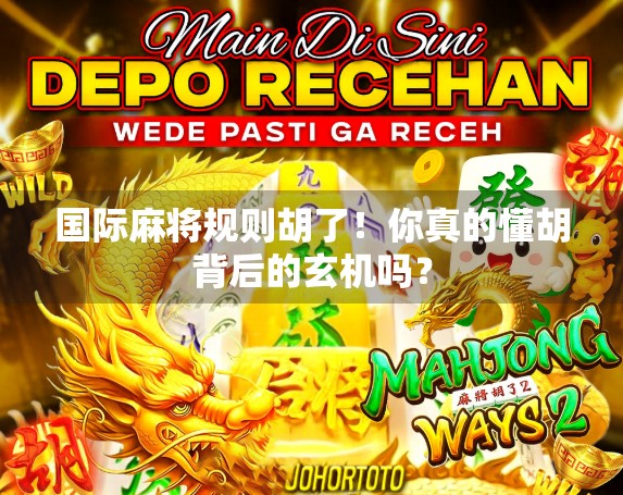 国际麻将规则胡了！你真的懂胡背后的玄机吗？