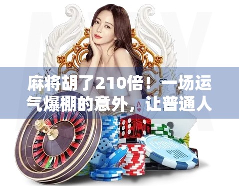 麻将胡了210倍！一场运气爆棚的意外，让普通人一夜暴富的真相浮出水面