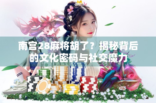 南宫28麻将胡了？揭秘背后的文化密码与社交魔力