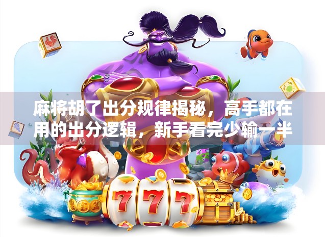 麻将胡了出分规律揭秘，高手都在用的出分逻辑，新手看完少输一半！