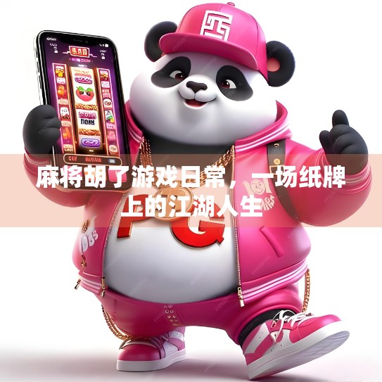 麻将胡了游戏日常，一场纸牌上的江湖人生