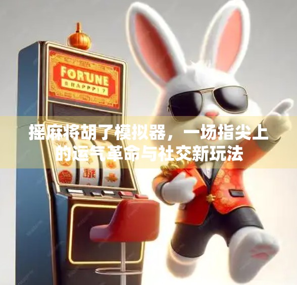摇麻将胡了模拟器，一场指尖上的运气革命与社交新玩法